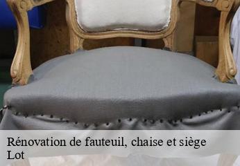 Rénovation de fauteuil, chaise et siège 46 Lot  CHEZ WILLIAM TAPISSIER 46