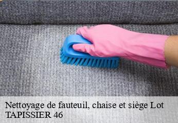 Nettoyage de fauteuil, chaise et siège 46 Lot  TAPISSIER 46