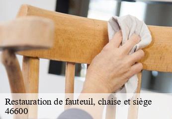 Restauration de fauteuil, chaise et siège  cazillac-46600 TAPISSIER 46