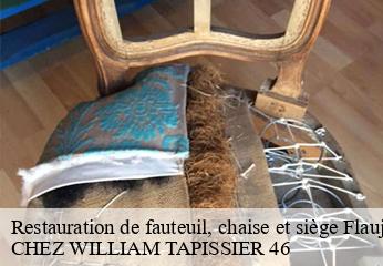 Restauration de fauteuil, chaise et siège  flaujac-gare-46320 CHEZ WILLIAM TAPISSIER 46
