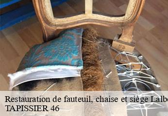 Restauration de fauteuil, chaise et siège  lalbenque-46230 TAPISSIER 46