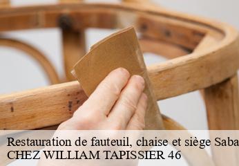 Restauration de fauteuil, chaise et siège  sabadel-latronquiere-46210 CHEZ WILLIAM TAPISSIER 46