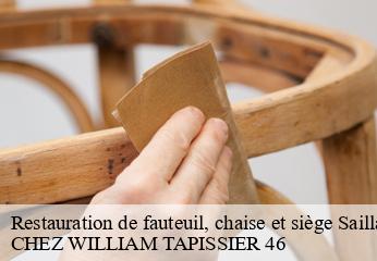 Restauration de fauteuil, chaise et siège  saillac-46260 CHEZ WILLIAM TAPISSIER 46
