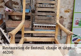 Restauration de fauteuil, chaise et siège  mayrac-46200 TAPISSIER 46