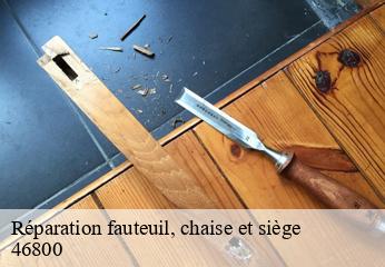 Réparation fauteuil, chaise et siège  bagat-en-quercy-46800 CHEZ WILLIAM TAPISSIER 46
