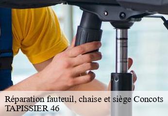 Réparation fauteuil, chaise et siège  concots-46260 TAPISSIER 46