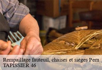 Rempaillage fauteuil, chaises et sièges  pern-46170 TAPISSIER 46