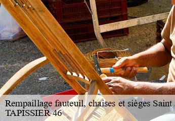 Rempaillage fauteuil, chaises et sièges  saint-jean-mirabel-46270 TAPISSIER 46