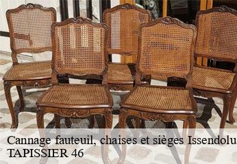 Cannage fauteuil, chaises et sièges  issendolus-46500 TAPISSIER 46