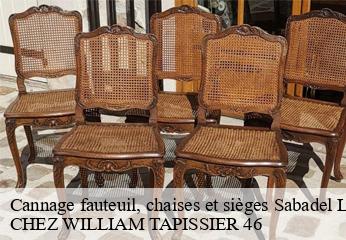 Cannage fauteuil, chaises et sièges  sabadel-latronquiere-46210 CHEZ WILLIAM TAPISSIER 46