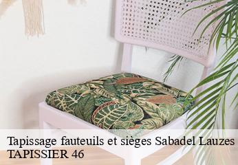 Tapissage fauteuils et sièges  sabadel-lauzes-46360 TAPISSIER 46