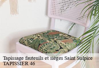 Tapissage fauteuils et sièges  saint-sulpice-46160 TAPISSIER 46
