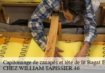 Capitonnage de canapés et tête de lit  bagat-en-quercy-46800 CHEZ WILLIAM TAPISSIER 46