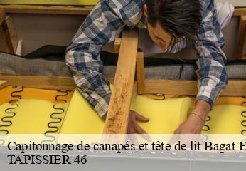 Capitonnage de canapés et tête de lit  bagat-en-quercy-46800 TAPISSIER 46