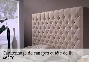 Capitonnage de canapés et tête de lit  bagnac-sur-cele-46270 TAPISSIER 46