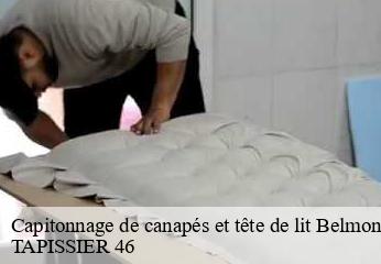 Capitonnage de canapés et tête de lit  belmont-bretenoux-46130 TAPISSIER 46