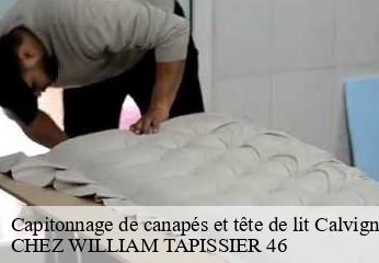 Capitonnage de canapés et tête de lit  calvignac-46160 CHEZ WILLIAM TAPISSIER 46