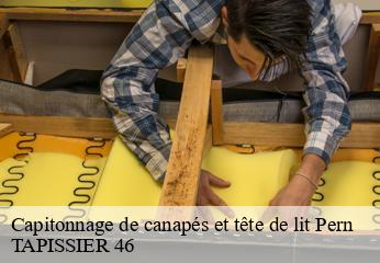 Capitonnage de canapés et tête de lit  pern-46170 TAPISSIER 46