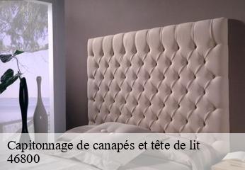 Capitonnage de canapés et tête de lit  saint-laurent-lolmie-46800 TAPISSIER 46