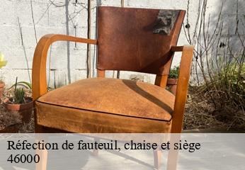 Réfection de fauteuil, chaise et siège  cahors-46000 TAPISSIER 46