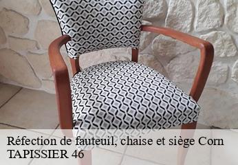 Réfection de fauteuil, chaise et siège  corn-46100 TAPISSIER 46