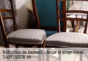 Réfection de fauteuil, chaise et siège  girac-46130 TAPISSIER 46