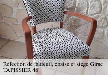 Réfection de fauteuil, chaise et siège  girac-46130 TAPISSIER 46