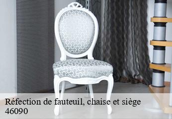 Réfection de fauteuil, chaise et siège  valroufie-46090 TAPISSIER 46