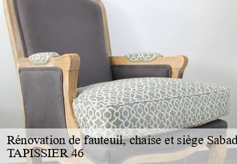 Rénovation de fauteuil, chaise et siège  sabadel-lauzes-46360 TAPISSIER 46
